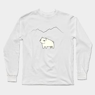 Save the cute polar bears Long Sleeve T-Shirt